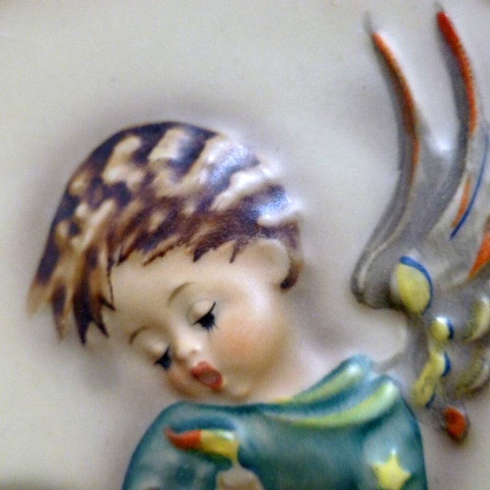 HUMMEL W.GERMANY PORCELAIN 7 1/2" ANNUAL PLATE # 264 FIRST ISSUE 1971s MKD 8125 - Picture 2 of 6